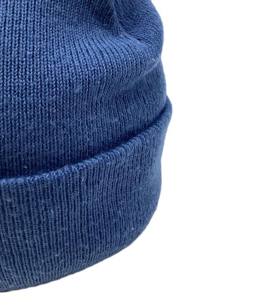 SUPREME（シュプリーム）Supreme (シュプリーム) woven label beanie ブルーの古着・服飾アイテム