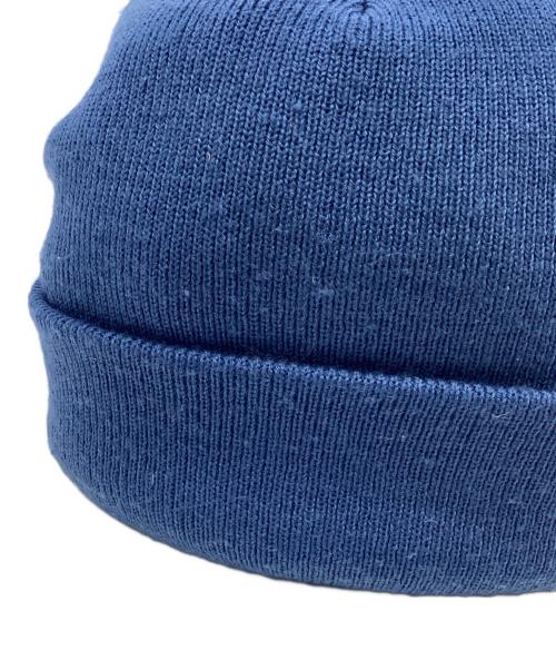 SUPREME（シュプリーム）Supreme (シュプリーム) woven label beanie ブルーの古着・服飾アイテム