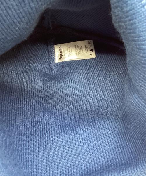 SUPREME（シュプリーム）Supreme (シュプリーム) woven label beanie ブルーの古着・服飾アイテム