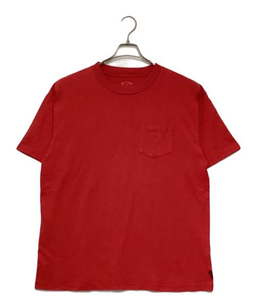 Billabong（ビラボン）Billabong (ビラボン) RHC Ron Herman (アールエイチシー ロンハーマン) Wash T-Shirt レッド サイズ:Lの古着・服飾アイテム
