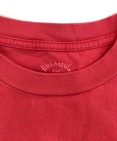 Billabong（ビラボン）Billabong (ビラボン) RHC Ron Herman (アールエイチシー ロンハーマン) Wash T-Shirt レッド サイズ:Lの古着・服飾アイテム