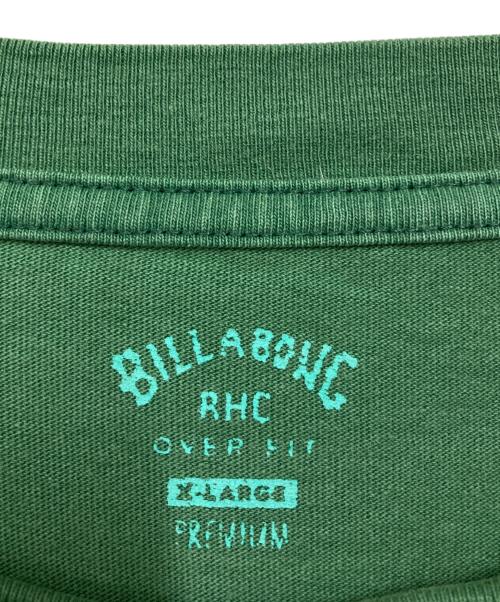 Billabong（ビラボン）Billabong (ビラボン) RHC Ron Herman (アールエイチシー ロンハーマン) Wash T-Shirt グリーン サイズ:XLの古着・服飾アイテム