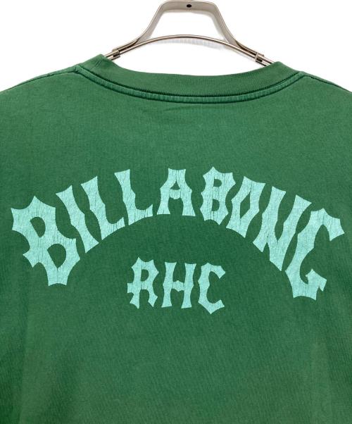 Billabong（ビラボン）Billabong (ビラボン) RHC Ron Herman (アールエイチシー ロンハーマン) Wash T-Shirt グリーン サイズ:XLの古着・服飾アイテム