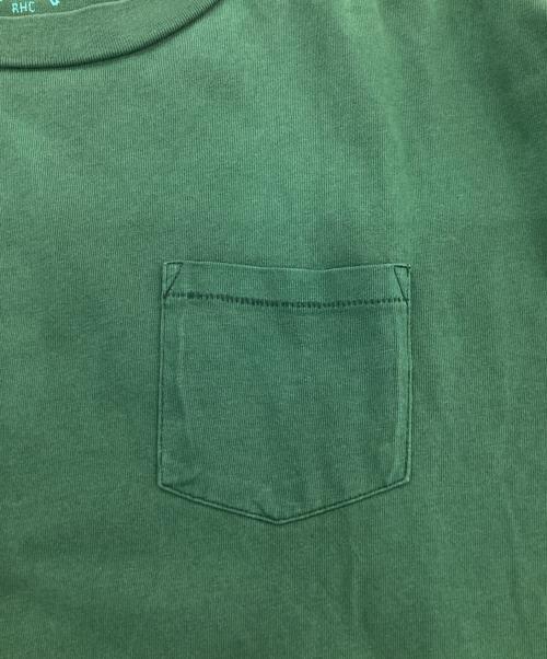 Billabong（ビラボン）Billabong (ビラボン) RHC Ron Herman (アールエイチシー ロンハーマン) Wash T-Shirt グリーン サイズ:XLの古着・服飾アイテム