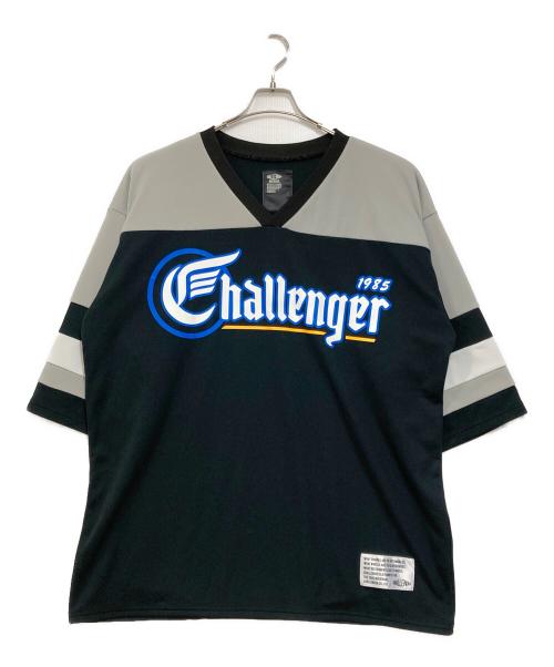 CHALLENGER（チャレンジャー）CHALLENGER (チャレンジャー) CHALLENGER 85 Hockey Tee ブラック サイズ:XLの古着・服飾アイテム