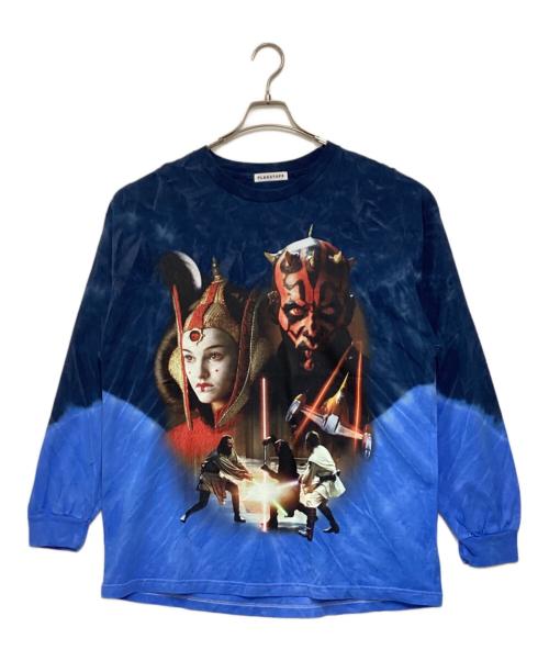 FALGSTUFF（フラグスタフ）FALGSTUFF (フラグスタフ) ”The Phantom Menace” / LSTee (Tie-Dye)（ファントムメアス） ブルー サイズ:XLの古着・服飾アイテム