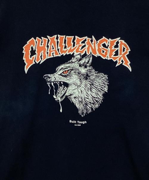 CHALLENGER（チャレンジャー）CHALLENGER (チャレンジャー) L/S WOLF TEE ブラック サイズ:XLの古着・服飾アイテム