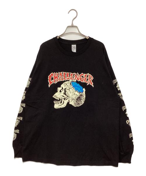 CHALLENGER（チャレンジャー）CHALLENGER (チャレンジャー) ZOMBIE SKULL L/S TEE ブラック サイズ:XLの古着・服飾アイテム