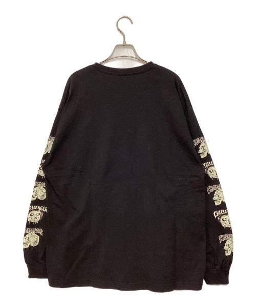 CHALLENGER（チャレンジャー）CHALLENGER (チャレンジャー) ZOMBIE SKULL L/S TEE ブラック サイズ:XLの古着・服飾アイテム