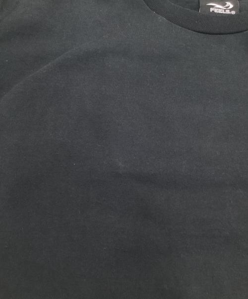 FEELS.（フィールズ）FEELS. (フィールズ) STITCH T-SHIRT ブラック サイズ:XLの古着・服飾アイテム
