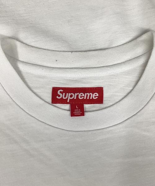 SUPREME（シュプリーム）Supreme (シュプリーム) S/S Pocket tee ホワイト サイズ:Lの古着・服飾アイテム