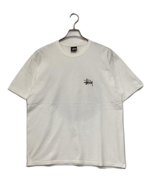 stussy（ステューシー）stussy (ステューシー) SUNSET TEE FOG ホワイト サイズ:Lの古着・服飾アイテム
