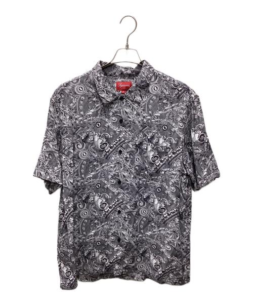 SUPREME（シュプリーム）Supreme (シュプリーム) Dollar S/S SHIRT ホワイト×ブラック サイズ:XLの古着・服飾アイテム