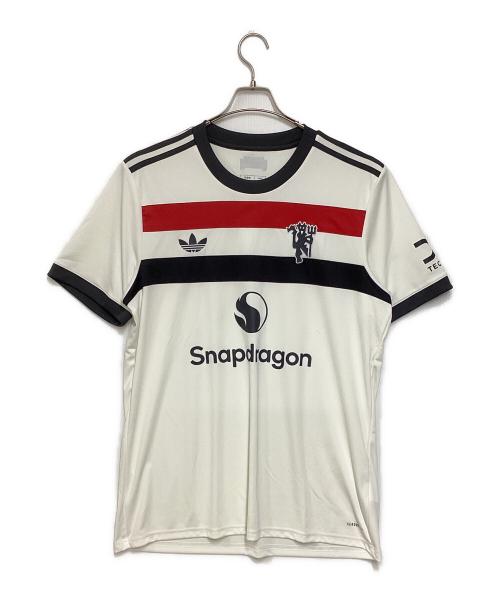 adidas（アディダス）adidas (アディダス) マンチェスターユナイテッド 24-25 3rd レプリカユニフォーム ホワイト×ブラック サイズ:3XLの古着・服飾アイテム