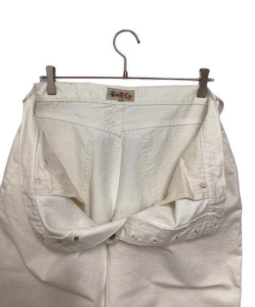 stussy（ステューシー）stussy (ステューシー) Overdyed Big Ol Jean ホワイト サイズ:34の古着・服飾アイテム