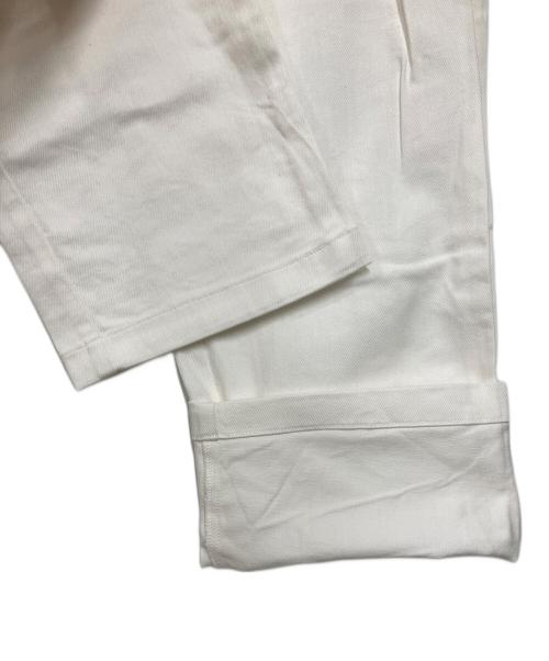 Dickies（ディッキーズ）Dickies (ディッキーズ) Ron Herman (ロンハーマン) 別注ストレッチツイルワークチノパンツ ホワイト サイズ:36の古着・服飾アイテム