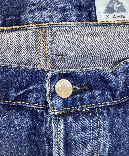 CHALLENGER（チャレンジャー）CHALLENGER (チャレンジャー) WASHED DENIM PANTS インディゴ サイズ:XLの古着・服飾アイテム
