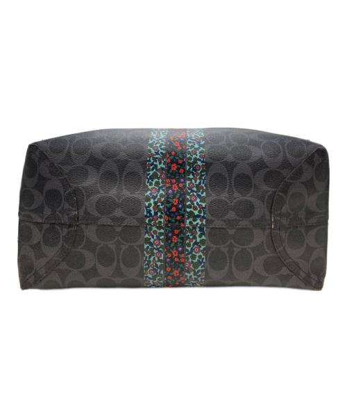 COACH（コーチ）COACH (コーチ) リバーシブルトートバッグ ネイビーの古着・服飾アイテム