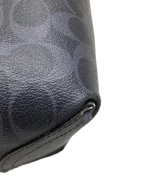 COACH（コーチ）COACH (コーチ) リバーシブルトートバッグ ネイビーの古着・服飾アイテム