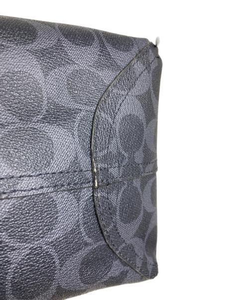 COACH（コーチ）COACH (コーチ) リバーシブルトートバッグ ネイビーの古着・服飾アイテム