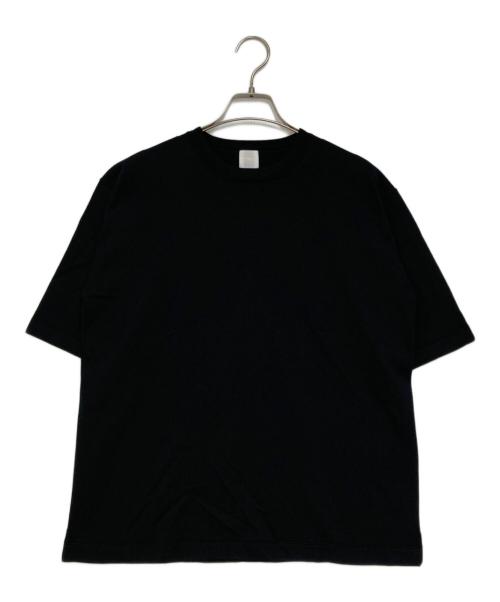 EDIFICE（エディフィス）EDIFICE (エディフィス) 16ゲージ シルクミックス プレーティングニットTシャツ ブラック サイズ:Mの古着・服飾アイテム