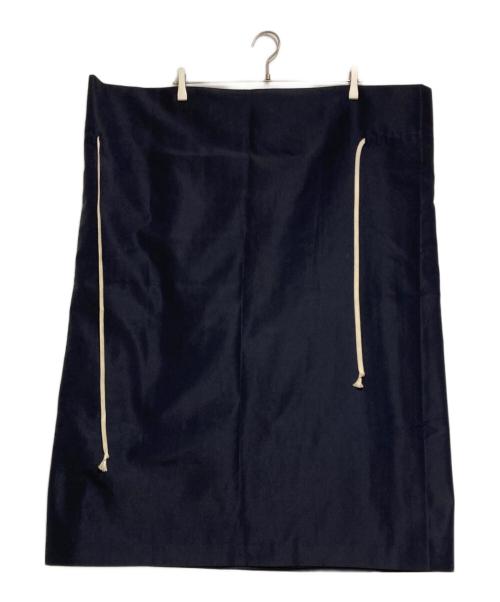 COMME des GARCONS（コムデギャルソン）COMME des GARCONS (コムデギャルソン) レイヤードドロースカート ネイビー サイズ:Mの古着・服飾アイテム