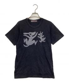 colette meets COMME des GARCONS（コレットミーツコムデギャルソン）の古着「オーバーダイ後染めTシャツ」｜ネイビー