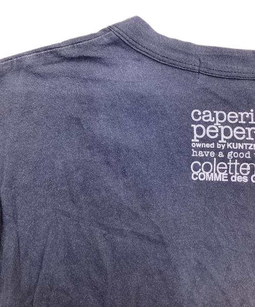 colette meets COMME des GARCONS（コレットミーツコムデギャルソン）colette meets COMME des GARCONS (コレットミーツコムデギャルソン) オーバーダイ後染めTシャツ ネイビー サイズ:Sの古着・服飾アイテム