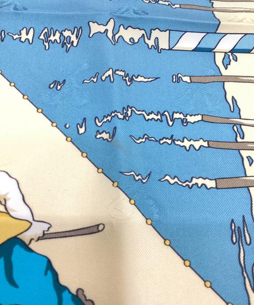 HERMES（エルメス）HERMES (エルメス) カレ90 イエローの古着・服飾アイテム