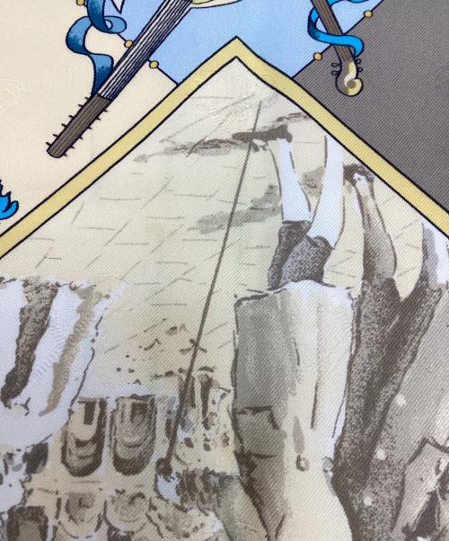 HERMES（エルメス）HERMES (エルメス) カレ90 イエローの古着・服飾アイテム