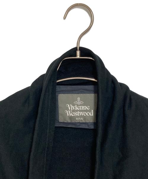 Vivienne Westwood man（ヴィヴィアン ウェストウッド マン）Vivienne Westwood man (ヴィヴィアン ウェストウッド マン) ラップカーディガン ブラック サイズ:FREEの古着・服飾アイテム