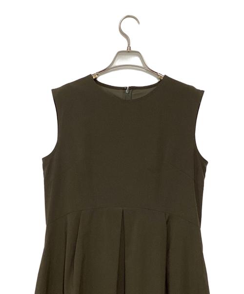 LOUNIE（ルーニー）LOUNIE (ルーニー) ノースリーブワンピース カーキ サイズ:38の古着・服飾アイテム