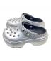 crocs (クロックス) STOMP METALLIC SLIDE シルバー サイズ:M4 W6：6000円