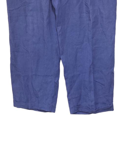 POLO RALPH LAUREN（ポロ・ラルフローレン）POLO RALPH LAUREN (ポロ・ラルフローレン) リネンスラックス ブルー サイズ:36/34の古着・服飾アイテム