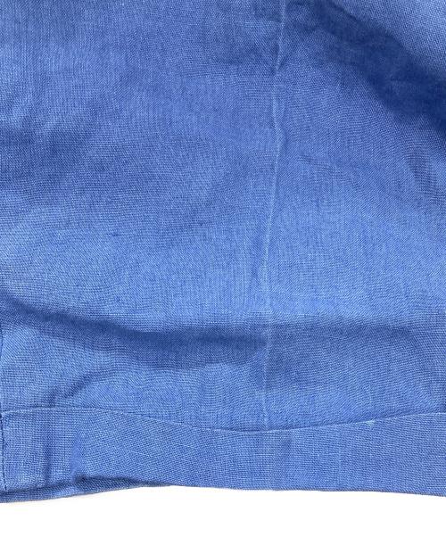 POLO RALPH LAUREN（ポロ・ラルフローレン）POLO RALPH LAUREN (ポロ・ラルフローレン) リネンスラックス ブルー サイズ:36/34の古着・服飾アイテム