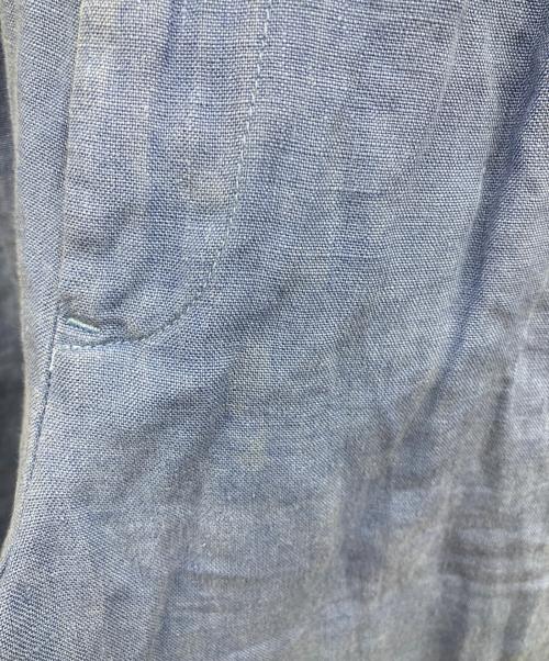 POLO RALPH LAUREN（ポロ・ラルフローレン）POLO RALPH LAUREN (ポロ・ラルフローレン) リネンスラックス ブルー サイズ:36/34の古着・服飾アイテム