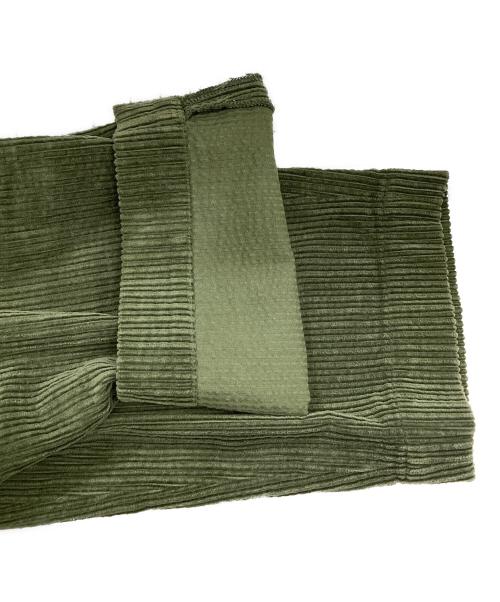 WTAPS（ダブルタップス）WTAPS (ダブルタップス) TUCK 02 CORDUROY TROUSERS グリーン サイズ:X01の古着・服飾アイテム