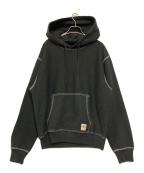 stussyステューシー）の古着「Pullover Hoodie」｜ブラック