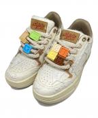 AELFRIC EDENエルフリック エデン）の古着「StarryClimb Applique Embroidery Star Skate Shoesete」｜アイボリー