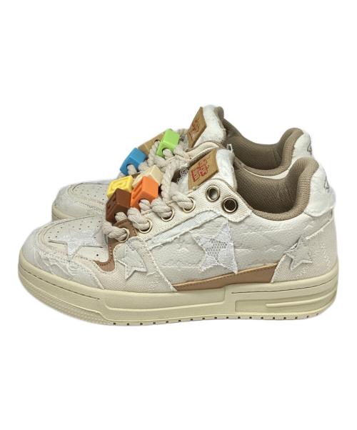 AELFRIC EDEN（エルフリック エデン）AELFRIC EDEN (エルフリック エデン) StarryClimb Applique Embroidery Star Skate Shoesete アイボリー サイズ:27㎝の古着・服飾アイテム