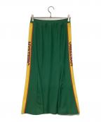 Hysteric Glamourヒステリックグラマー）の古着「DIZZY&MILKY マーメイドスカート」｜グリーン×イエロー