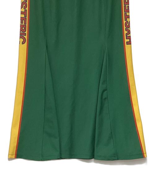 Hysteric Glamour（ヒステリックグラマー）Hysteric Glamour (ヒステリックグラマー) DIZZY&MILKY マーメイドスカート グリーン×イエロー サイズ:Freeの古着・服飾アイテム