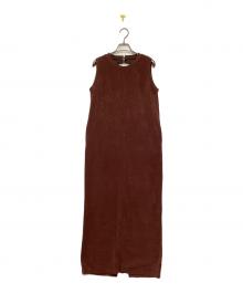 Ameri（アメリ）の古着「COMFY PILE DRESS」｜ブラウン