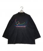 GOOD STUFFグッドスタッフ）の古着「7分袖ハイネックカットソー」｜ブラック