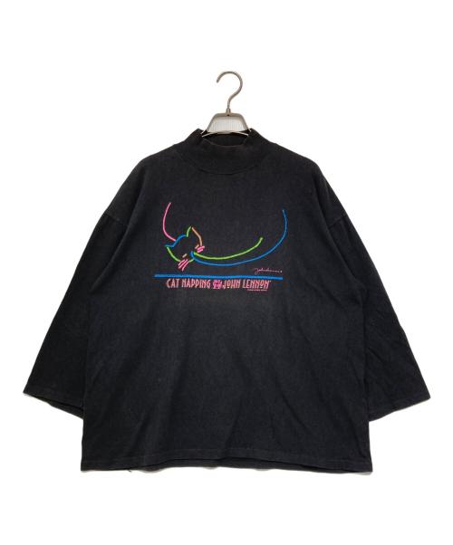 GOOD STUFF（グッドスタッフ）GOOD STUFF (グッドスタッフ) 7分袖ハイネックカットソー ブラック サイズ:FREEの古着・服飾アイテム