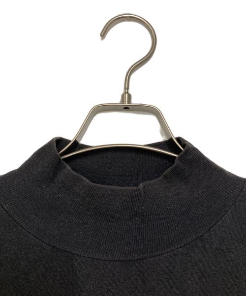 GOOD STUFF（グッドスタッフ）GOOD STUFF (グッドスタッフ) 7分袖ハイネックカットソー ブラック サイズ:FREEの古着・服飾アイテム