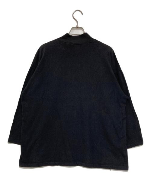 GOOD STUFF（グッドスタッフ）GOOD STUFF (グッドスタッフ) 7分袖ハイネックカットソー ブラック サイズ:FREEの古着・服飾アイテム