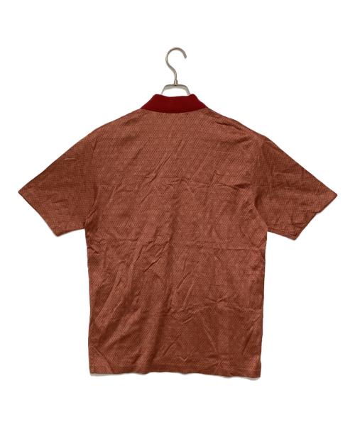 MONSIEUR by GIVENCHY（ムッシュ ジバンシイ）MONSIEUR by GIVENCHY (ムッシュ ジバンシイ) 4G総柄ポロシャツ レッド サイズ:Lの古着・服飾アイテム