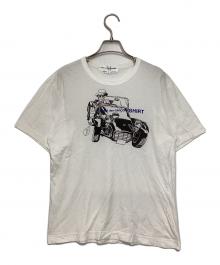 COMME des GARCONS SHIRT（コムデギャルソンシャツ）の古着「イラストプリントTシャツ」｜ホワイト