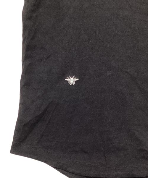 DIOR HOMME（ディオール オム）DIOR HOMME (ディオール オム) BEE刺繍ポロシャツ ブラック サイズ:Sの古着・服飾アイテム